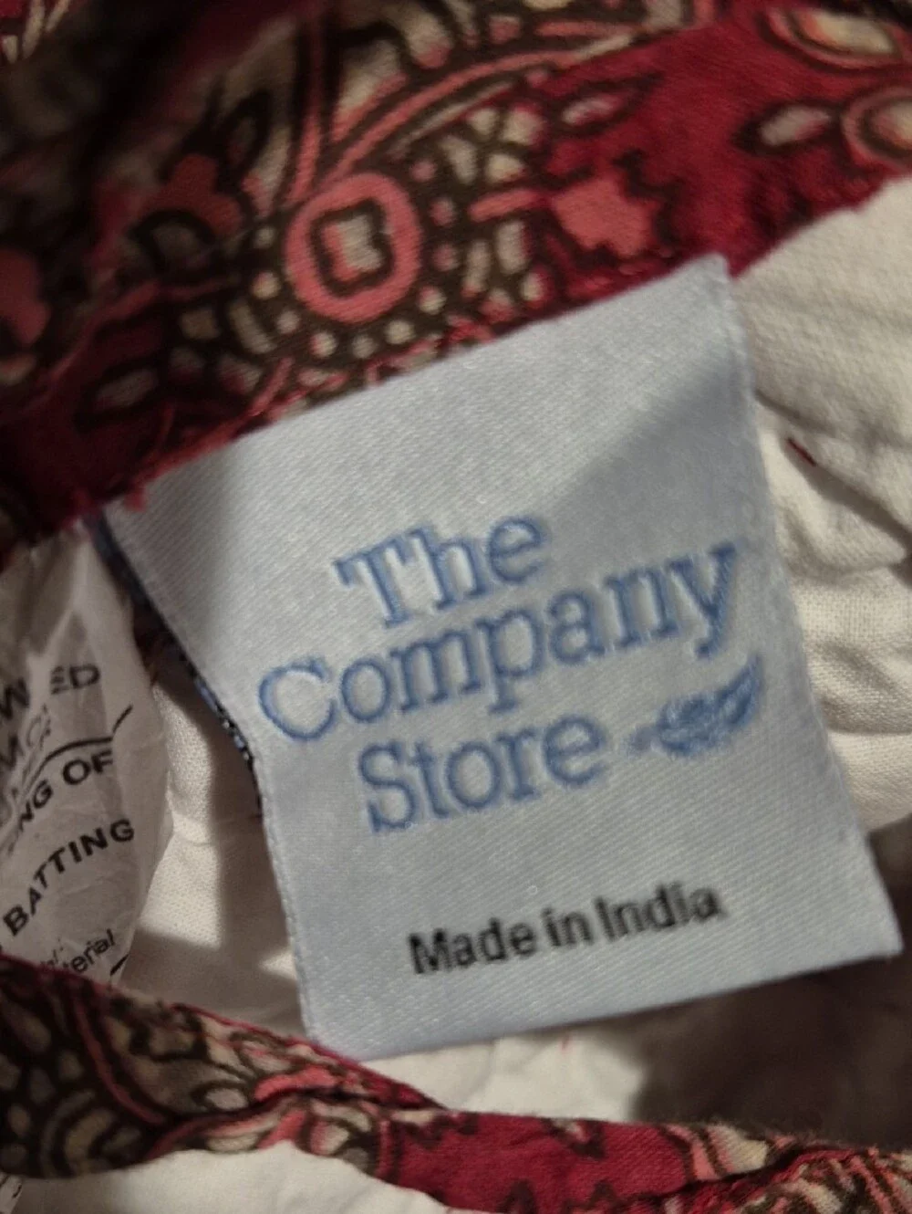 The Company Store 2 Shams